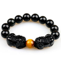 Thumbnail for Feng Shui Black Obsidian Wealth Bracelet