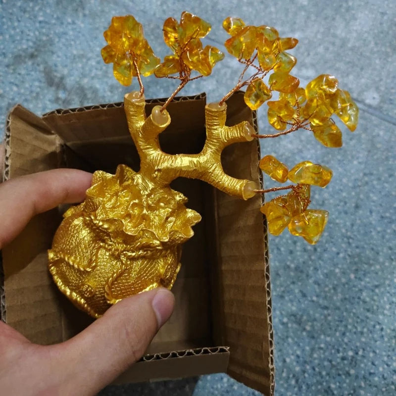 feng shui citrine money tree Feng Shui Citrine Money Tree Wealth Ornaments
