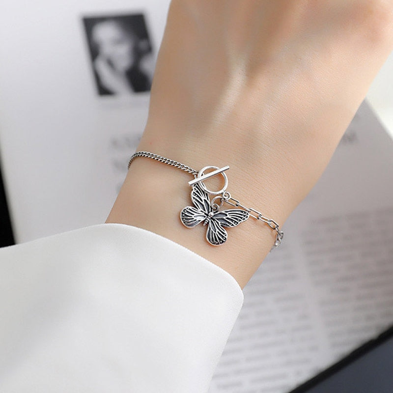 THAI SILVER Butterfly 'RENEWAL' Bracelet