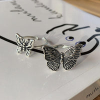 Thumbnail for THAI SILVER Elegant Butterfly 'COURAGE' Ring/s