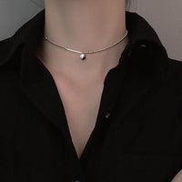 Thumbnail for THAI SILVER Feminine Choker Necklace