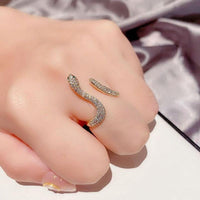 Thumbnail for THAI SILVER Sparkly Snake Rings