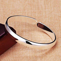 Thumbnail for Thai Silver Minimalistic Adjustable Bangle