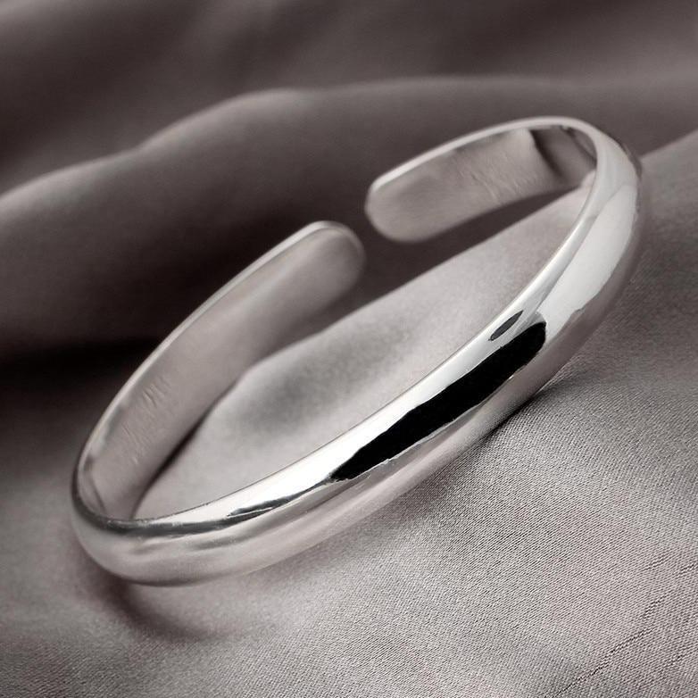 Thai Silver Minimalistic Adjustable Bangle