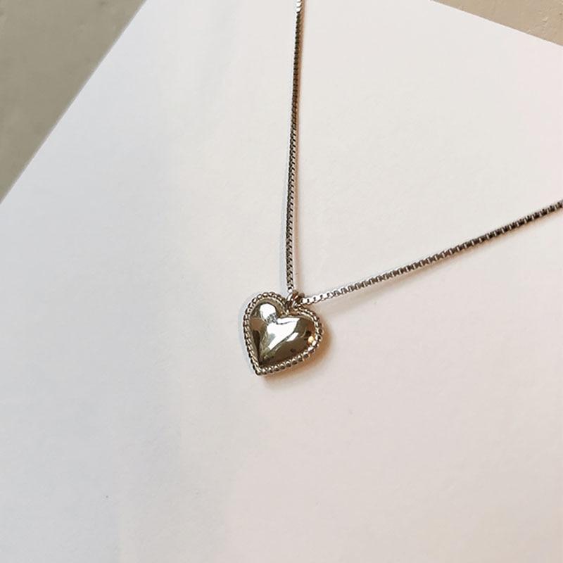 THAI SILVER Heart 'PASSION' Pendant Necklace