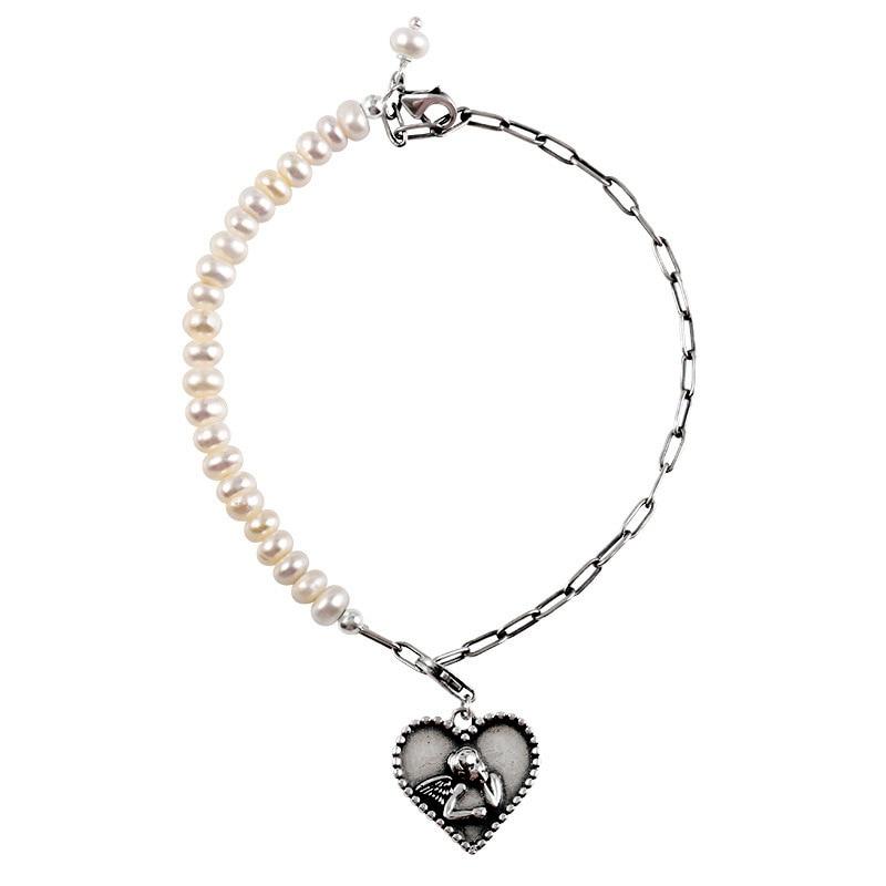 THAI SILVER Freshwater Pearls 'LITTLE CHERUB' Bracelet