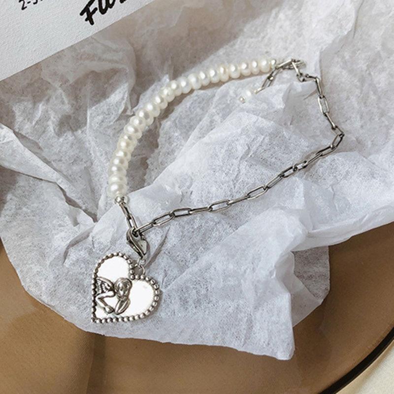 THAI SILVER Freshwater Pearls 'LITTLE CHERUB' Bracelet