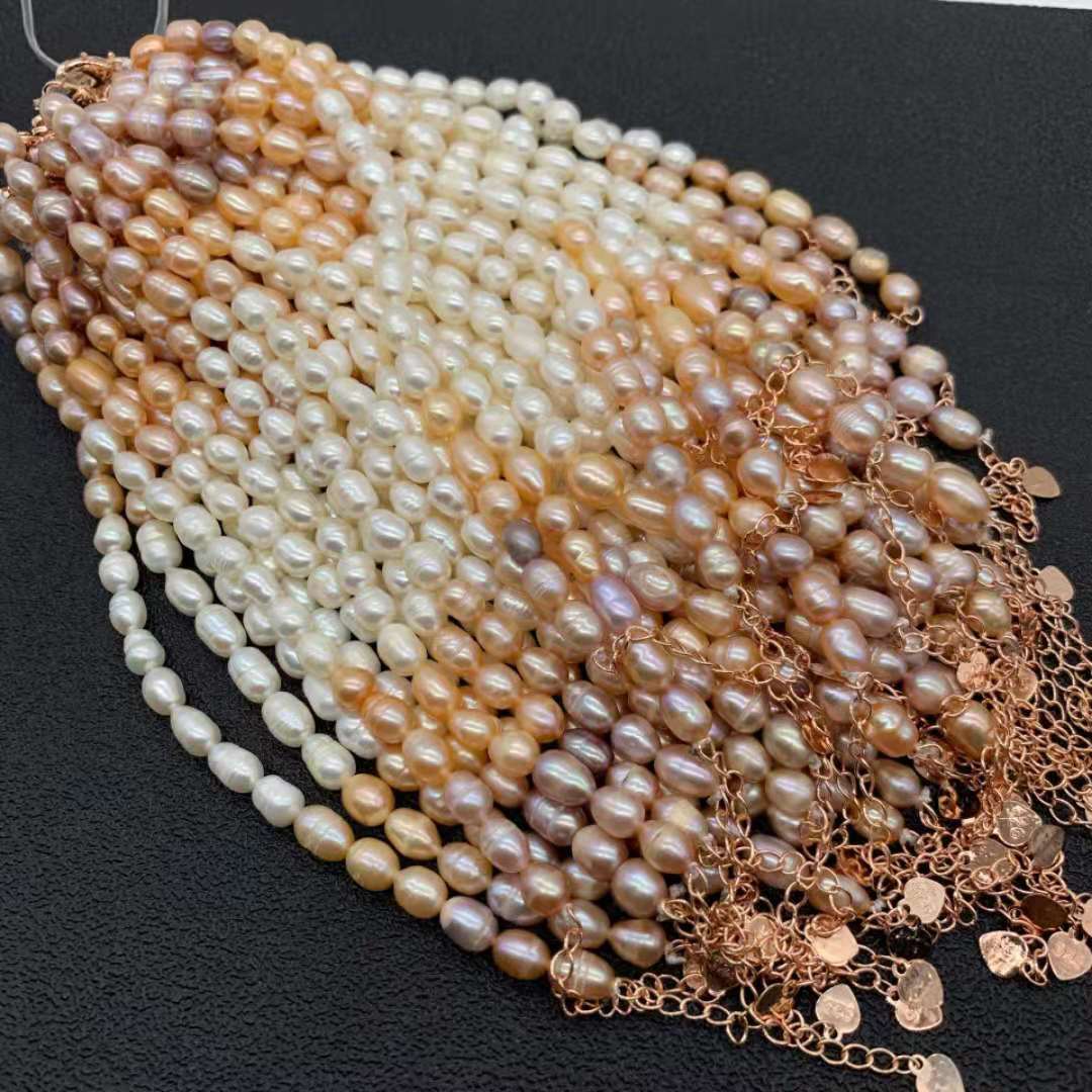 Elegant 3 Shades of Freshwater Pearls Bracelet