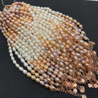 Thumbnail for Elegant 3 Shades of Freshwater Pearls Bracelet