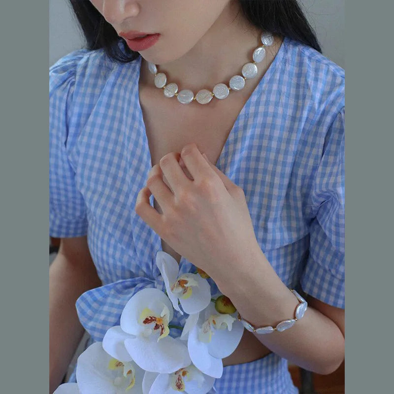 Freshwater Pearl Clavicle Chain