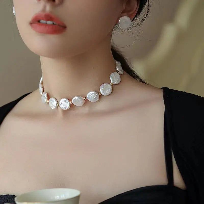Freshwater Pearl Clavicle Chain