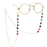 Thumbnail for Natural 7 CHAKRA  STONE -GLASSES CHAIN- Funk up your Specs/sunglasses!