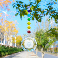 Thumbnail for 3 PCS/Set Chakra Suncatcher with Sunflower Pendant