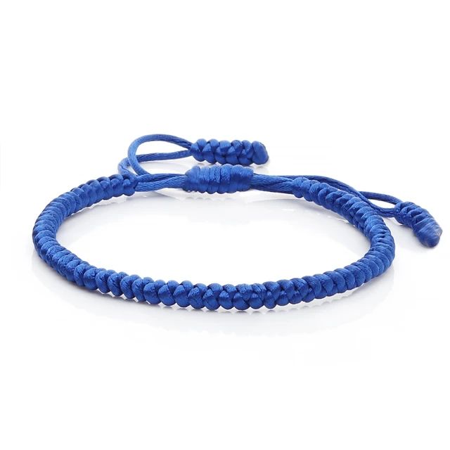 "Colors of Life" Lucky Handmade Buddhist Knots Rope Bracelet