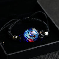 Thumbnail for The Universe Spirit Crystal Ball Rope Bracelet
