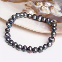 Thumbnail for Freshwater Baroque Black Pearl Bracelet