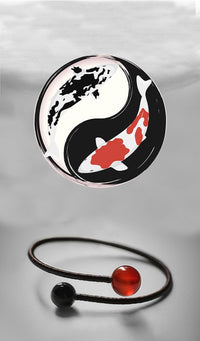 Thumbnail for Tibetan Tai Chi  Agate Stone & Braided Rope ZEN Bangle