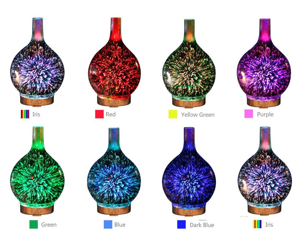 Vase Aromatherapy 3D Light  Essential oil Diffuser and Humidifier