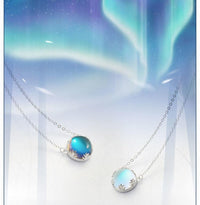 Thumbnail for 925 Sterling Silver 'AURORA LIGHTS' Crystal Necklace