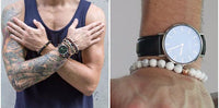 Thumbnail for 3 pc set of Men's Natural Stone Bracelets-Embrace Positivity!