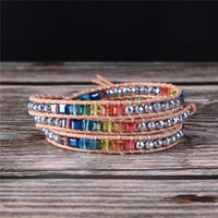 Thumbnail for 7 Chakra  Balancing  Natural Stone Wrap Bracelet