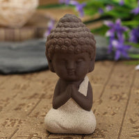 Thumbnail for Little Handcrafted Ceramic Tea Pet Buddha