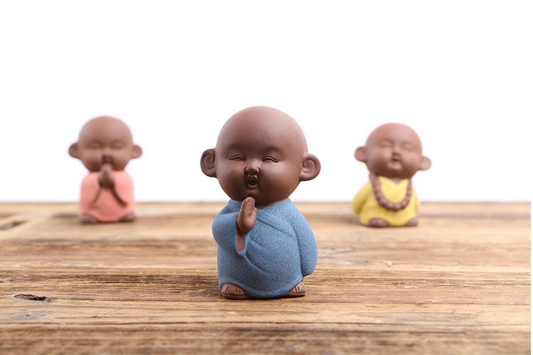 Little Zen Monk Tea Pet Figurine