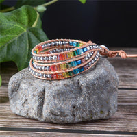 Thumbnail for 7 Chakra  Balancing  Natural Stone Wrap Bracelet