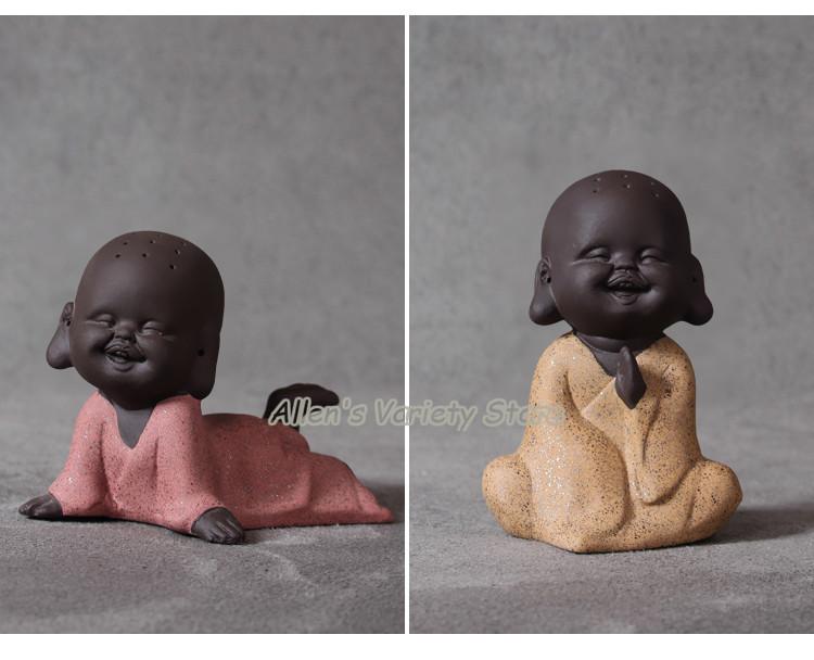 Chilled Out Monk Tea Pet Figurine