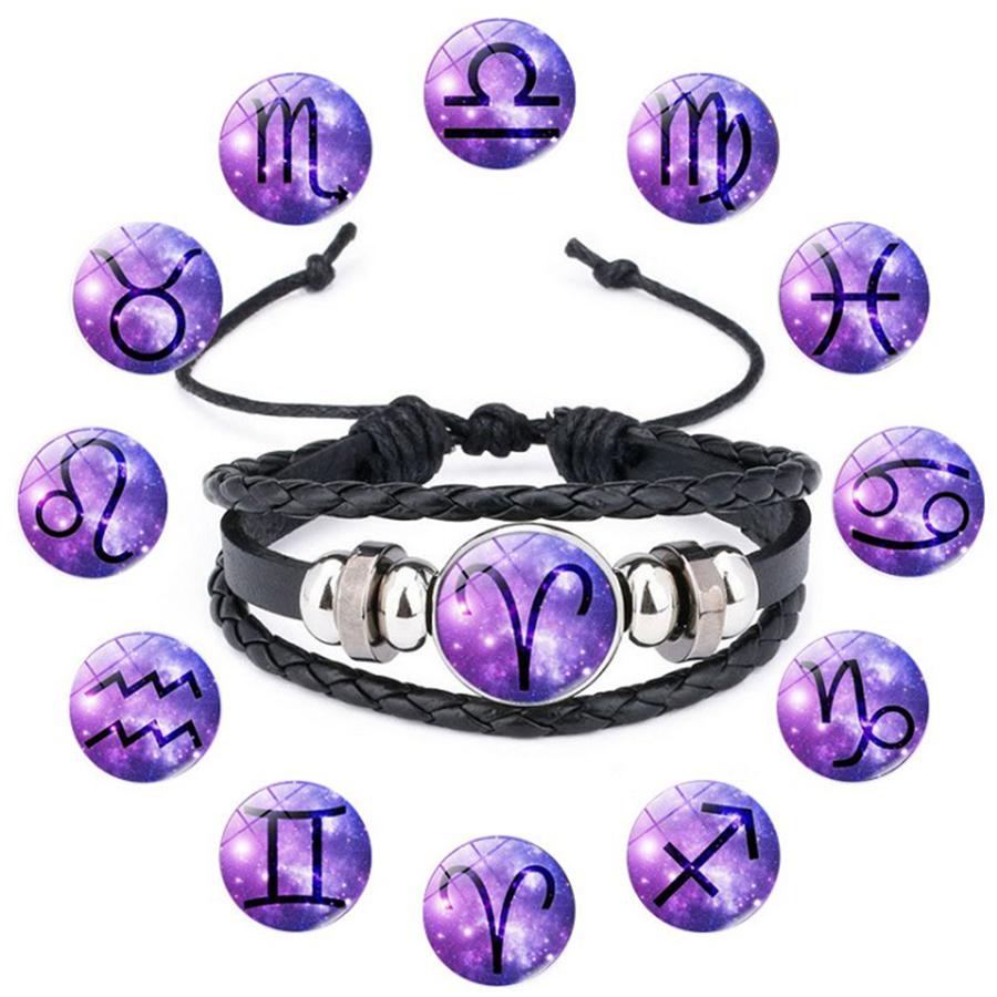 12 Constellation Hand Crafted Bracelets