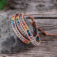 Thumbnail for 7 Chakra  Balancing  Natural Stone Wrap Bracelet