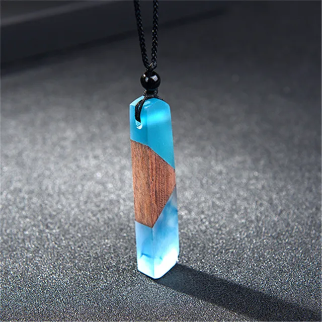 Natural Wood And Water Anti-Anxiety Necklace