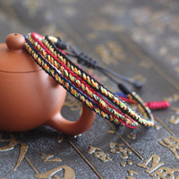 Thumbnail for COMPASSION- 3Pc/Set Tibetan Hand Tied Lucky Knot Bracelets