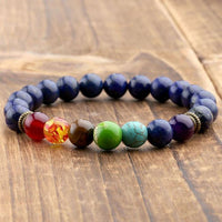 Thumbnail for Natural Lapis Lazuli Stone 7 Chakra Healing Bracelet