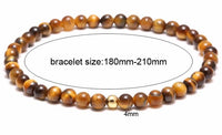 Thumbnail for Stylish Men's Set of 4 Natural Stone Bracelets for Great Energy Boost