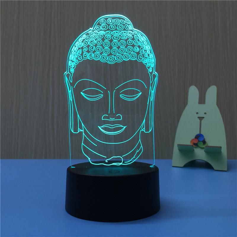 Buddha 3D LED Lamp