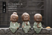 Thumbnail for Quality Handmade Monk Tea Pet Figurine-Glazed & Matte