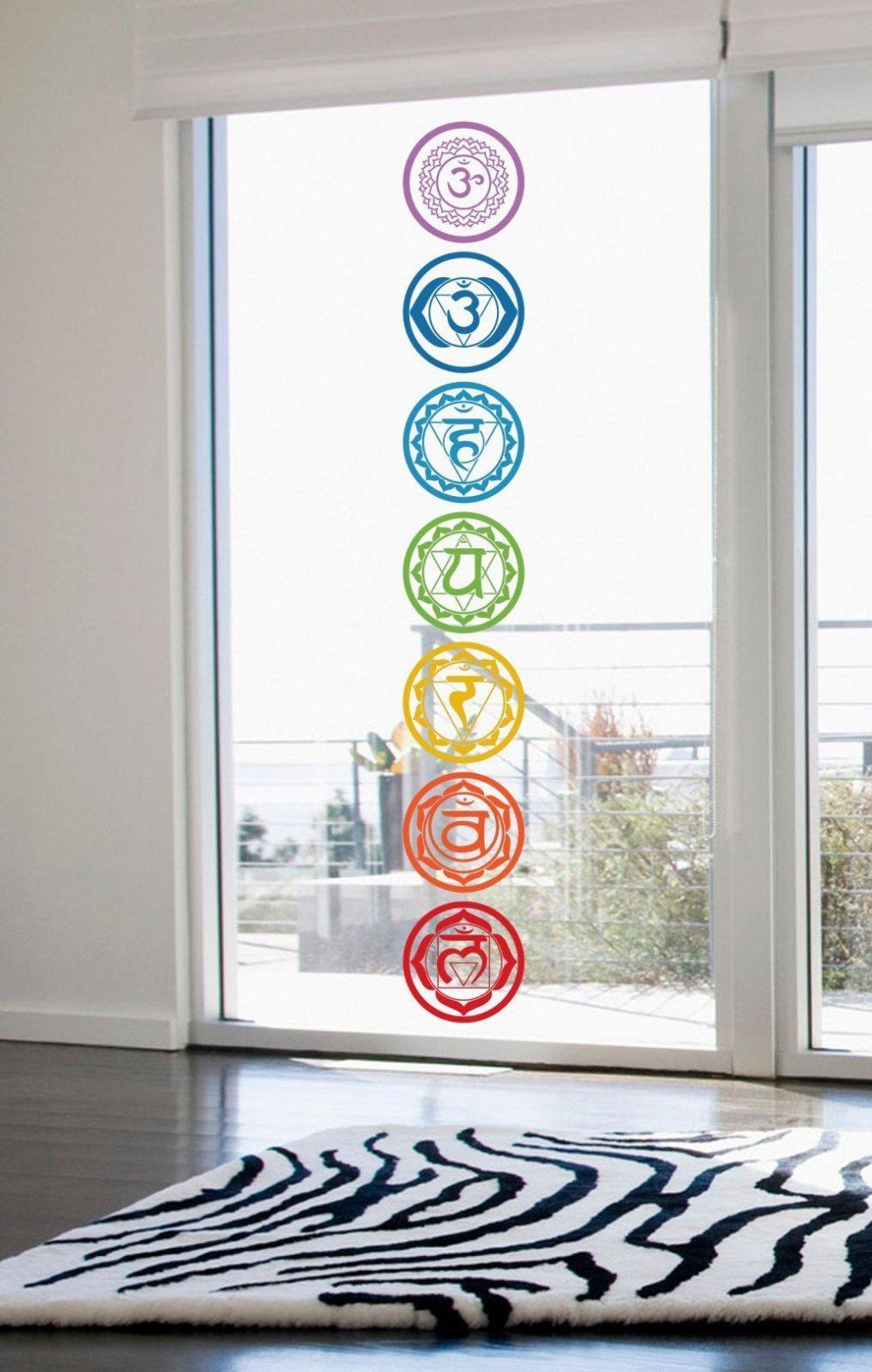 7 Chakra Vinyl Wall Stickers