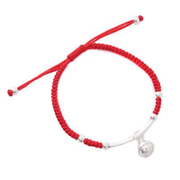 Thumbnail for Lucky Red Rope Silver Bell Bracelet