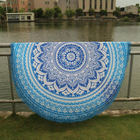 Thumbnail for Summer Pastel Mandala Beach Yoga Tapestry