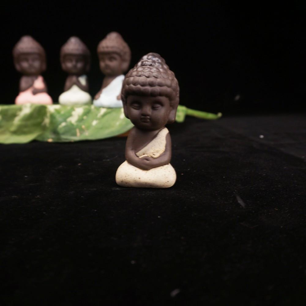 4pc/Set Cute Ceramic Mini Buddha Tea Pets-GRAB A BARGAIN!