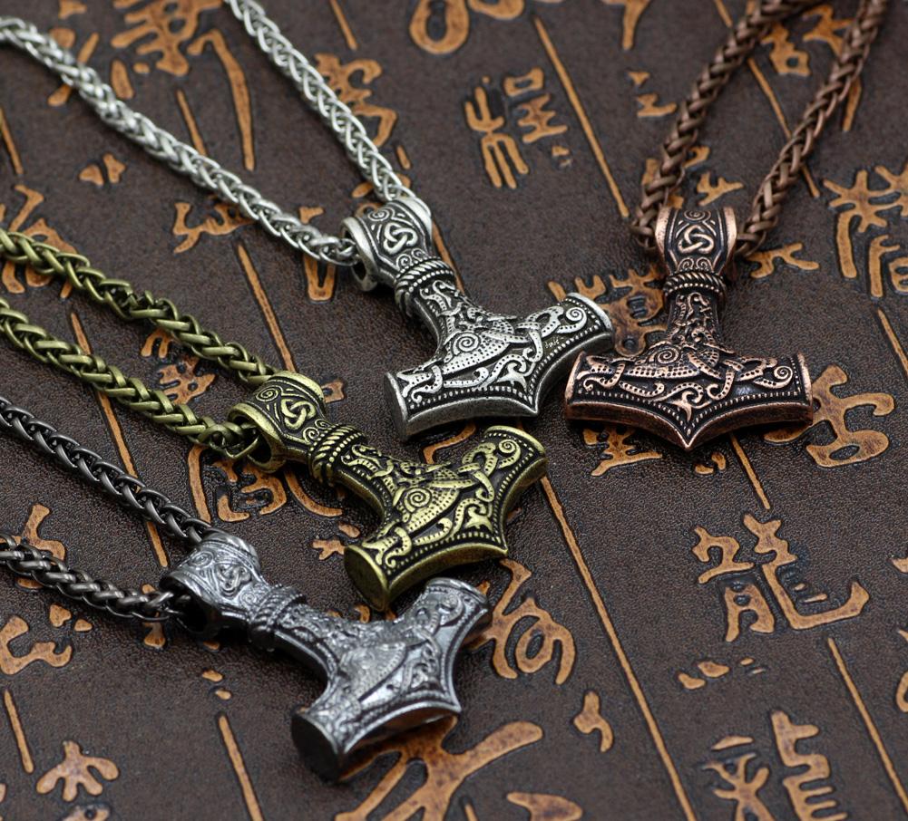 Viking Mjolnir  PROTECTION Amulet Necklace