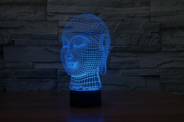 Limited Edition 3D Hologram Buddha LED Lamp