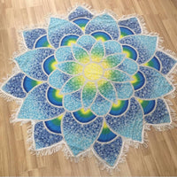 Thumbnail for Lotus Shaped Yoga Beach  Mandala Tapestry-2 Fab Colors