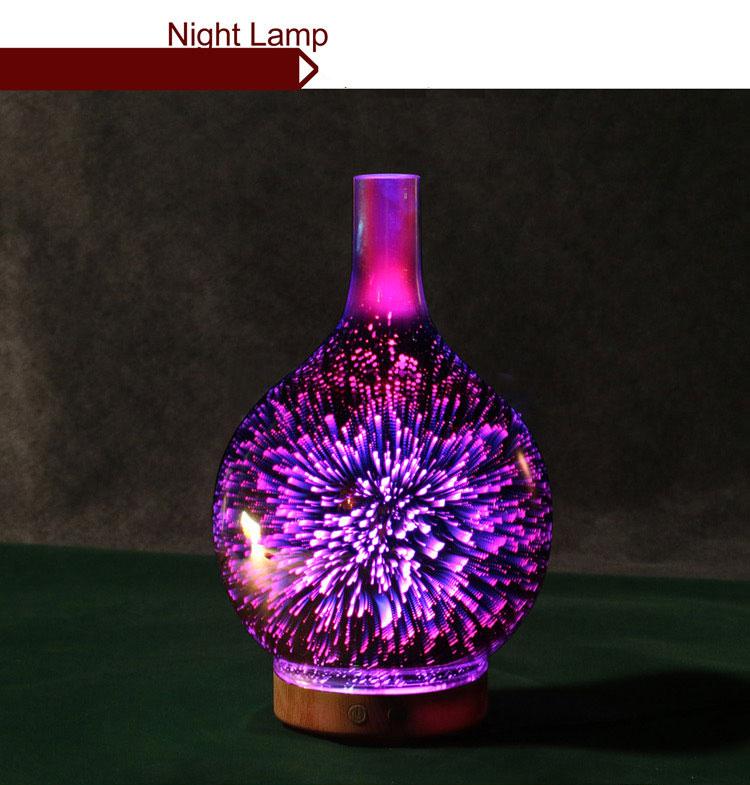 Vase Aromatherapy 3D Light  Essential oil Diffuser and Humidifier