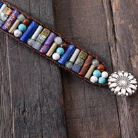 Thumbnail for Natural Stone Energy and Positivity Wrap Bracelet