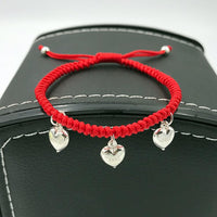 Thumbnail for 925 Sterling Silver LOVE Heart Friendship Bracelet