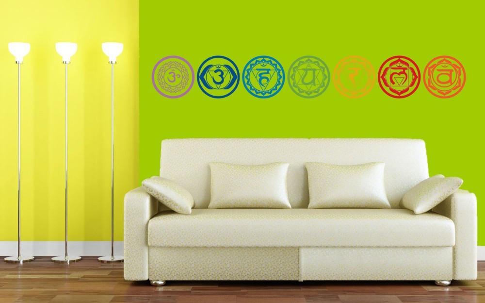 7 Chakra Vinyl Wall Stickers