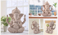 Thumbnail for Hand Chiseled Lord Ganesha Sandstone Statue