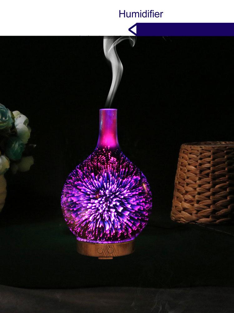 Vase Aromatherapy 3D Light  Essential oil Diffuser and Humidifier